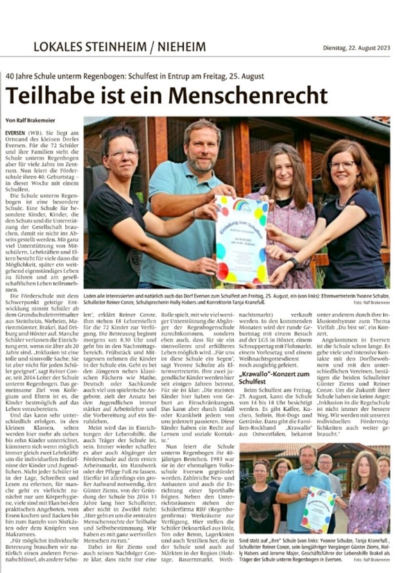 Westfalenblatt, Ralf Brakemeier, 22.08.2023