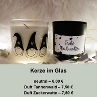 Kerze im Glas